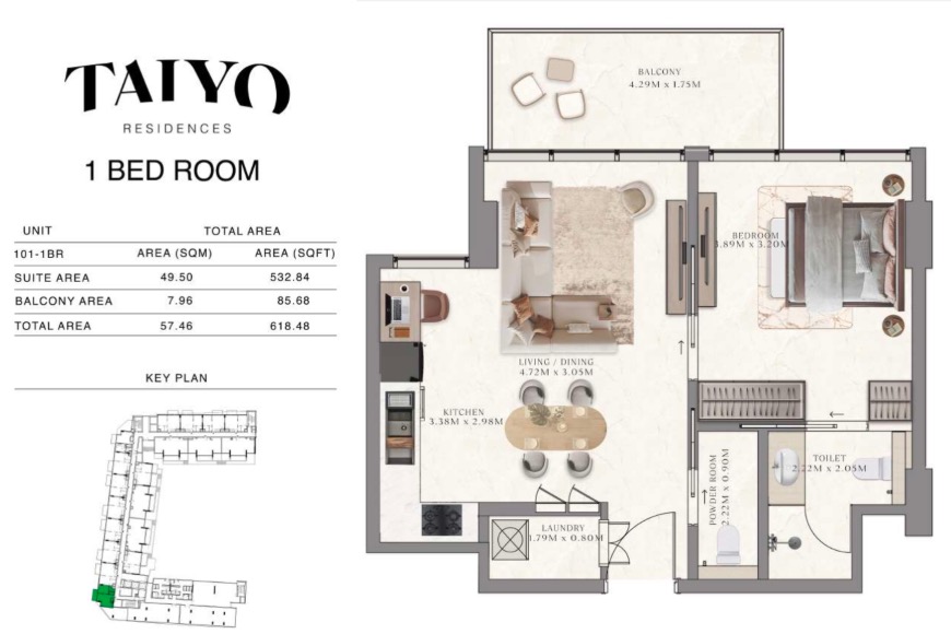 LMD Taiyo Wasl Gate Apartments Dubai