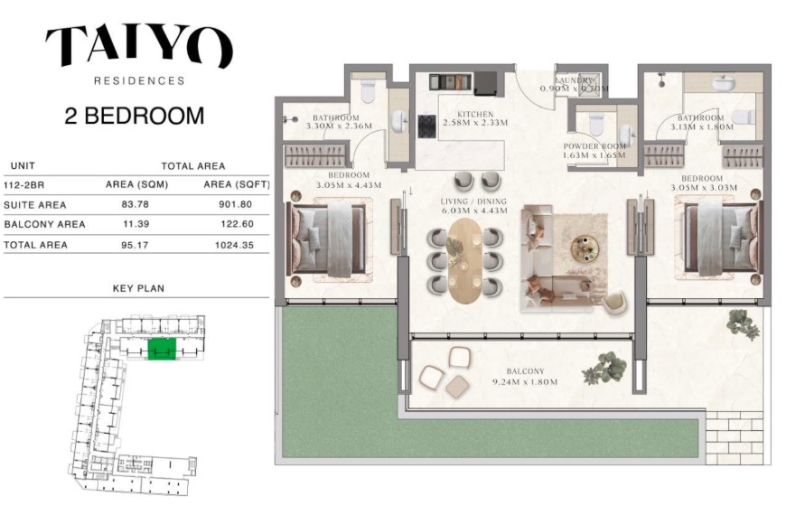 LMD Taiyo Wasl Gate Apartments Dubai