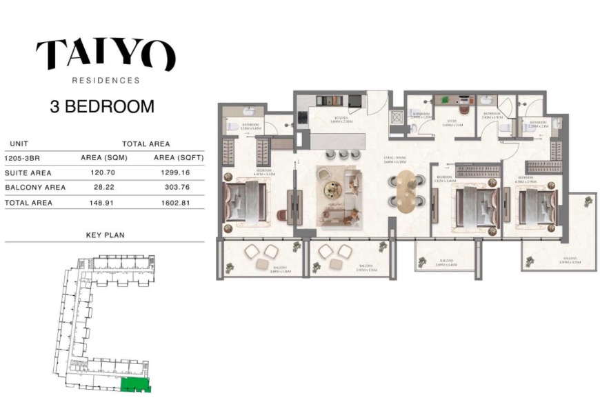 LMD Taiyo Wasl Gate Apartments Dubai